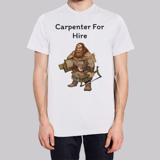 Fantasy Cartoon Hire a Carpenter Hoodie