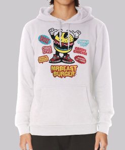 Fast Food Hamburger Mr Beast Hoodie Fast Food Hamburger Mr Beast Hoodie