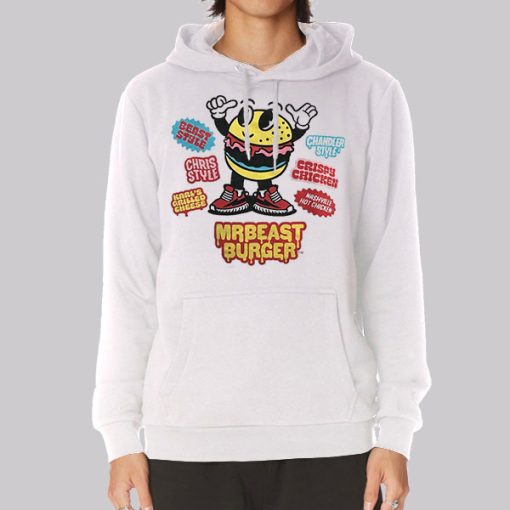 Fast Food Hamburger Mr Beast Hoodie