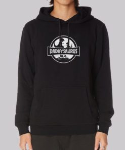 Fathers Day Gift Daddysaurus Hoodie 4