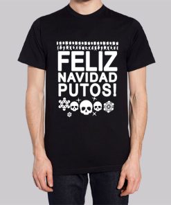 Feliz Navidad Putos Skull Hoodie 3
