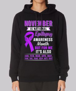 Fight Epilepsy Month Awareness Hoodie Fight Epilepsy Month Awareness Hoodie