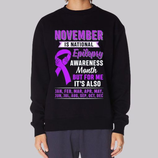 Fight Epilepsy Month Awareness Hoodie