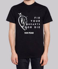 Fix Your Hearts or Die Twin Peaks Hoodie 3