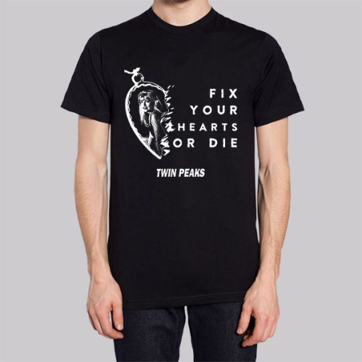 Fix Your Hearts or Die Twin Peaks Hoodie