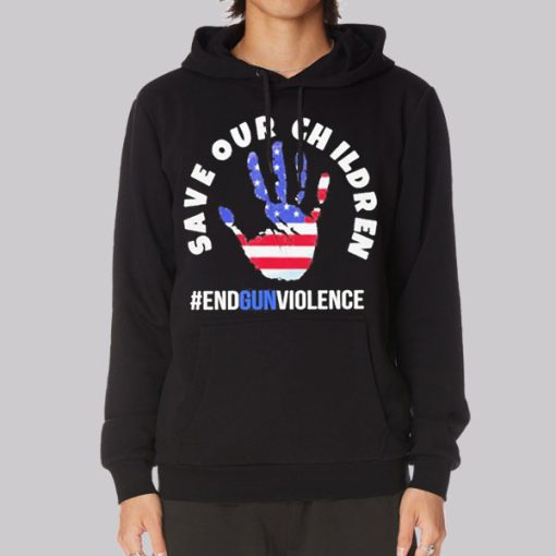 Flag Stop Save Our Children Hoodie