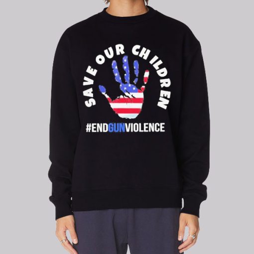 Flag Stop Save Our Children Hoodie