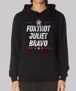 Flag USA Foxtrot Juliet Bravo Hoodie 4