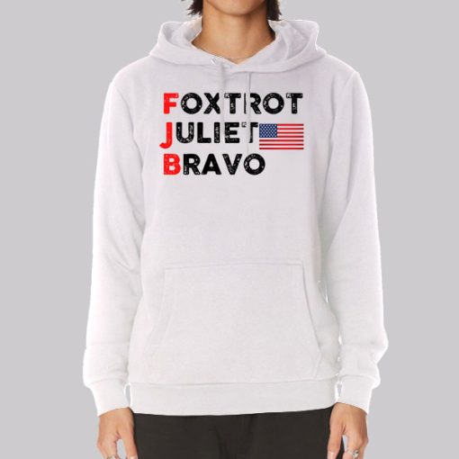 Foxtrot Juliet Bravo the Flag Hoodie