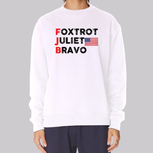 Foxtrot Juliet Bravo the Flag Hoodie