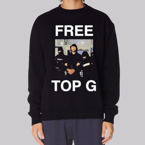 Free Andrew Tate 2024 Free Top G Hoodie