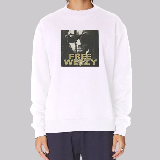 Free Weezy Poster Mugshot Hoodie