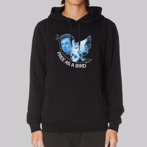 Free as a Bird Elon Hoodie