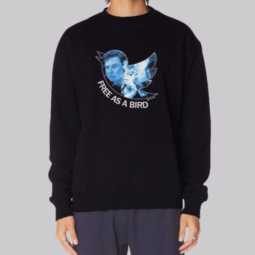 Free as a Bird Elon Hoodie