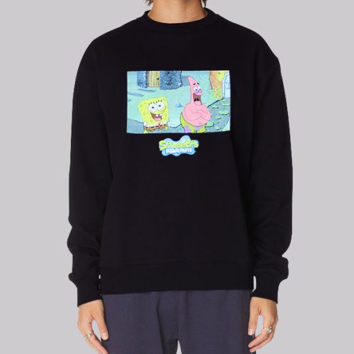 Freeze SquarePants Spongebob Excited Hoodie