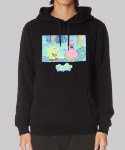 Freeze SquarePants Spongebob Excited Hoodie 4