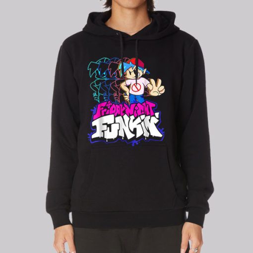 Friday Night Funkin Skid and Pump Hoodie