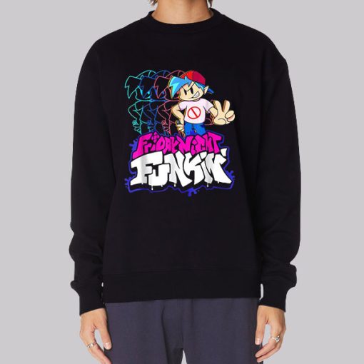 Friday Night Funkin Skid and Pump Hoodie