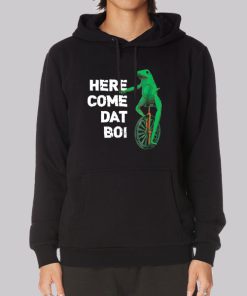 Frog on Unicycle Here Come Dat Boi Hoodie Frog on Unicycle Here Come Dat Boi Hoodie