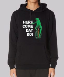 Frog on Unicycle Here Come Dat Boi Hoodie 4