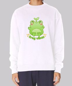 Froggycrossing Merch Frog Vibes Hoodie