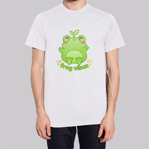 Froggycrossing Merch Frog Vibes Hoodie