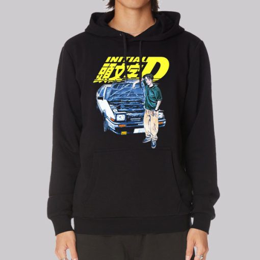 Fujiwara Ae86 Manga Initial D Hoodie