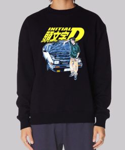 Fujiwara Ae86 Manga Initial D Hoodie