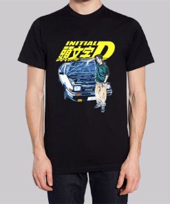 Fujiwara Ae86 Manga Initial D Hoodie 3