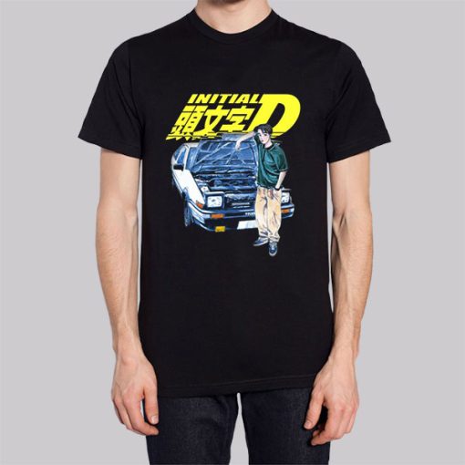 Fujiwara Ae86 Manga Initial D Hoodie