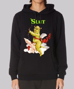 Funny Angel Shrek Slut Hoodie Funny Angel Shrek Slut Hoodie