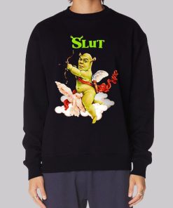 Funny Angel Shrek Slut Hoodie
