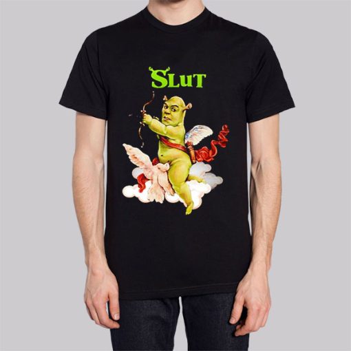 Funny Angel Shrek Slut Hoodie