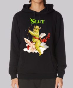 Funny Angel Shrek Slut Hoodie 4