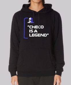 Funny Art Checo Is a Legend Hoodie 4