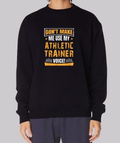 Funny Athletic Trainer Hoodie