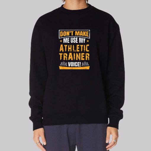 Funny Athletic Trainer Hoodie