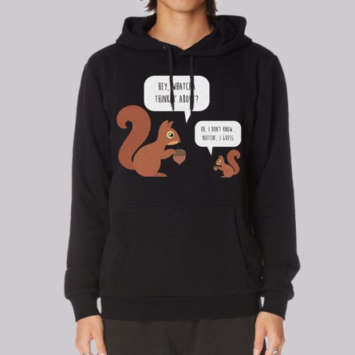 Funny Autumn Squirrel Pun Hoodie