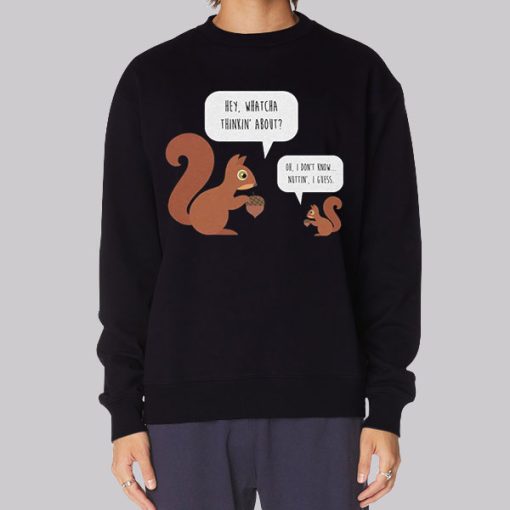 Funny Autumn Squirrel Pun Hoodie