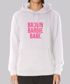Funny Babe Brown Barbie Hoodie Funny Babe Brown Barbie Hoodie