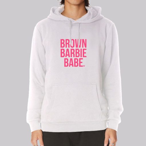 Funny Babe Brown Barbie Hoodie