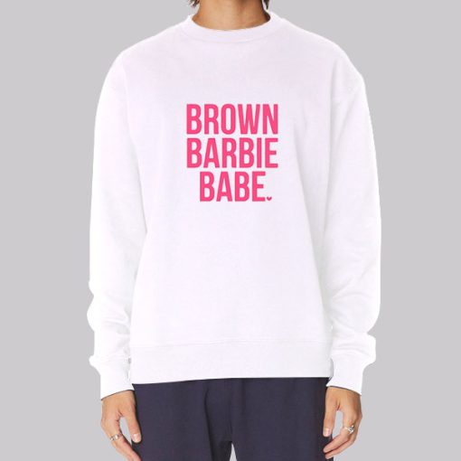 Funny Babe Brown Barbie Hoodie