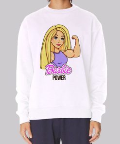 Funny Bodybuilding Barbie Power Hoodie