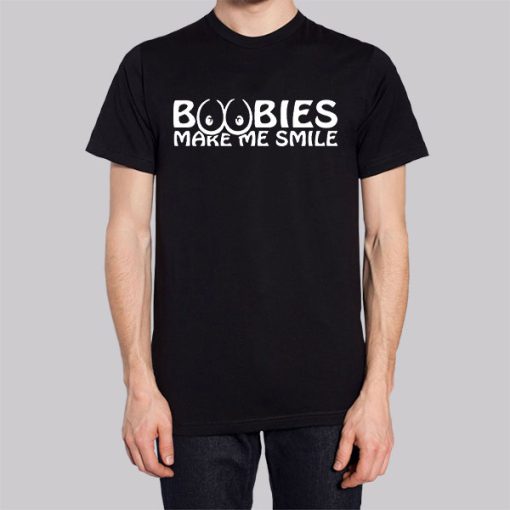 Funny Boobies Make Me Smile Hoodie