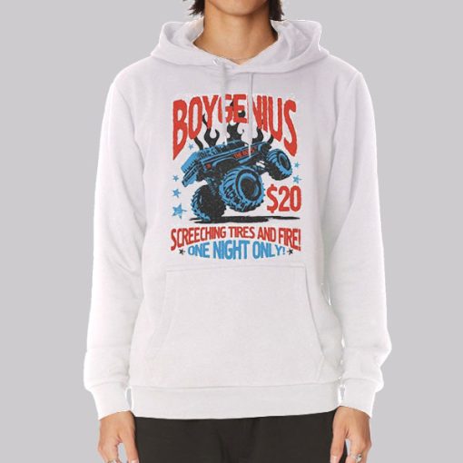 Funny Boygenius Monster Truck Hoodie