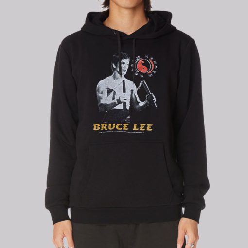 Funny Bruce Lee Mosquitohead Hoodie