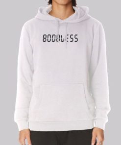 Funny Calculator Text Boobless Hoodie 4