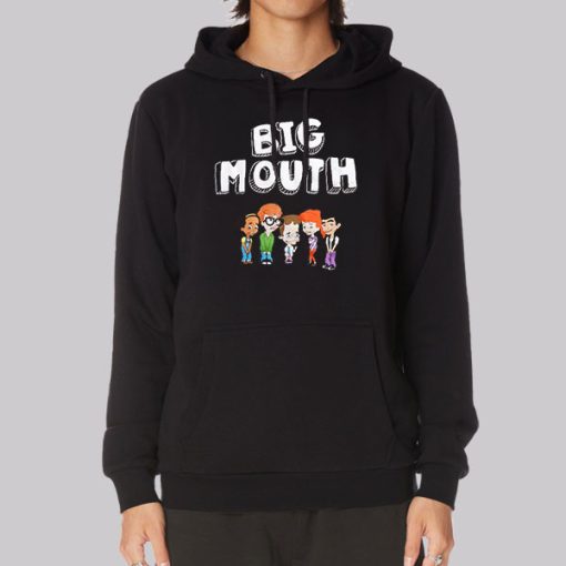 Funny Cartoon Big Mouth Merch Hoodie