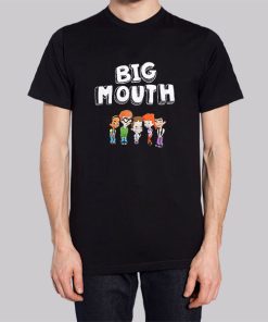 Funny Cartoon Big Mouth Merch Hoodie 3