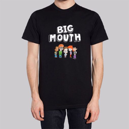 Funny Cartoon Big Mouth Merch Hoodie